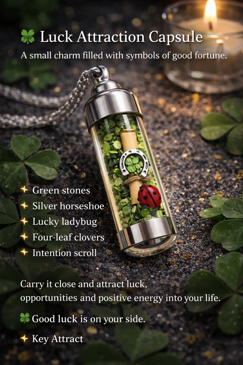 Luxury Manifestation Capsules ✨ | Attract Love, Money, Luck & Protection