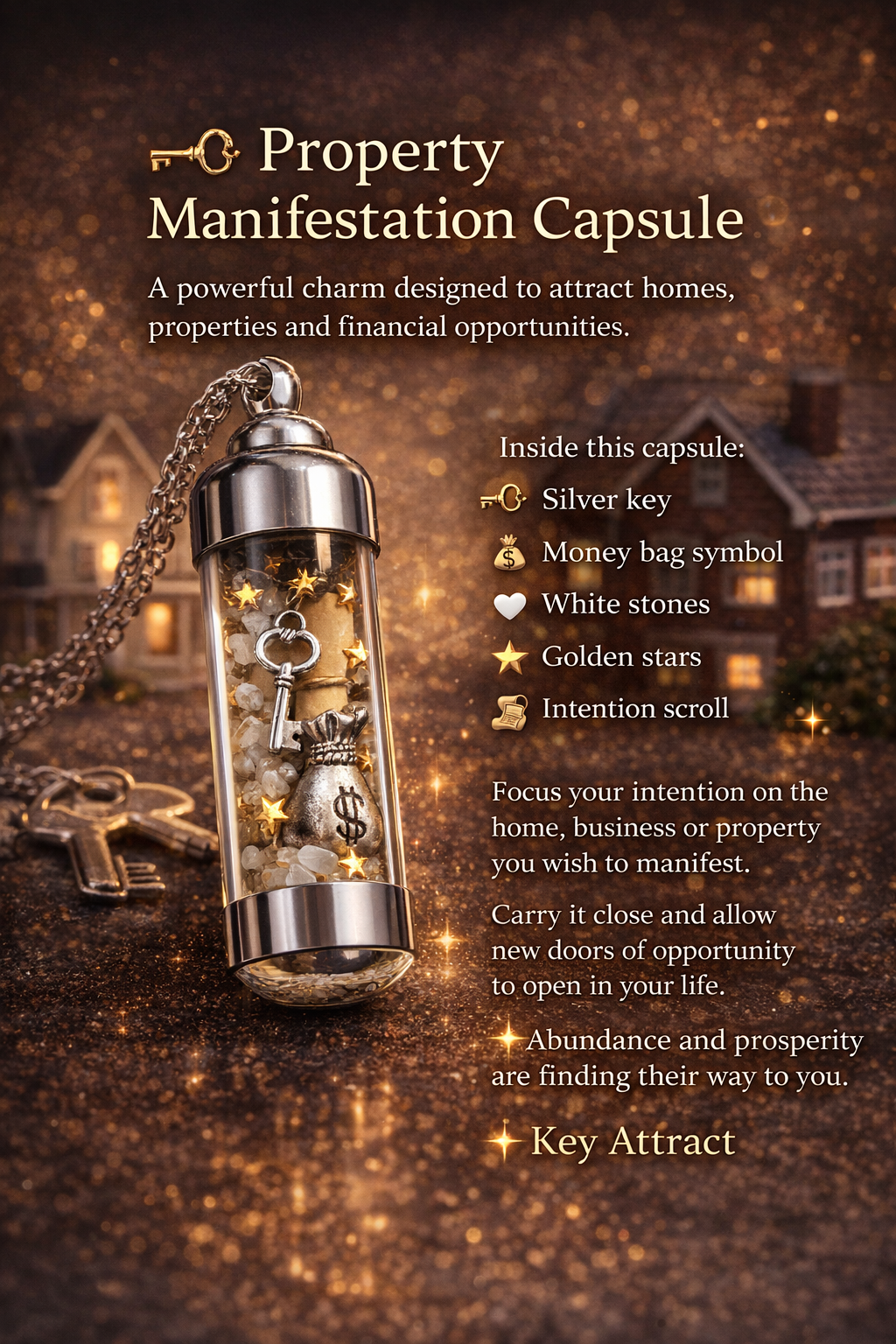 Luxury Manifestation Capsules ✨ | Attract Love, Money, Luck & Protection