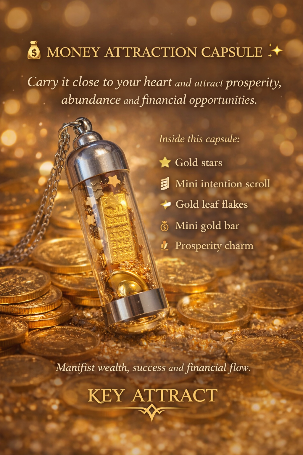 Luxury Manifestation Capsules ✨ | Attract Love, Money, Luck & Protection