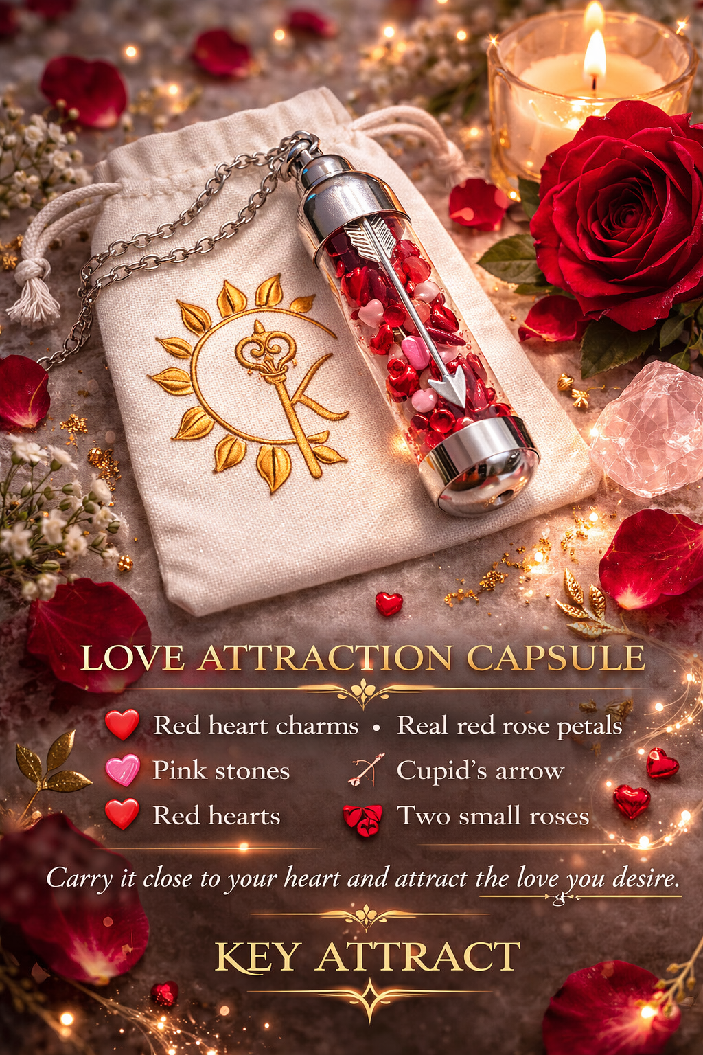 Luxury Manifestation Capsules ✨ | Attract Love, Money, Luck & Protection