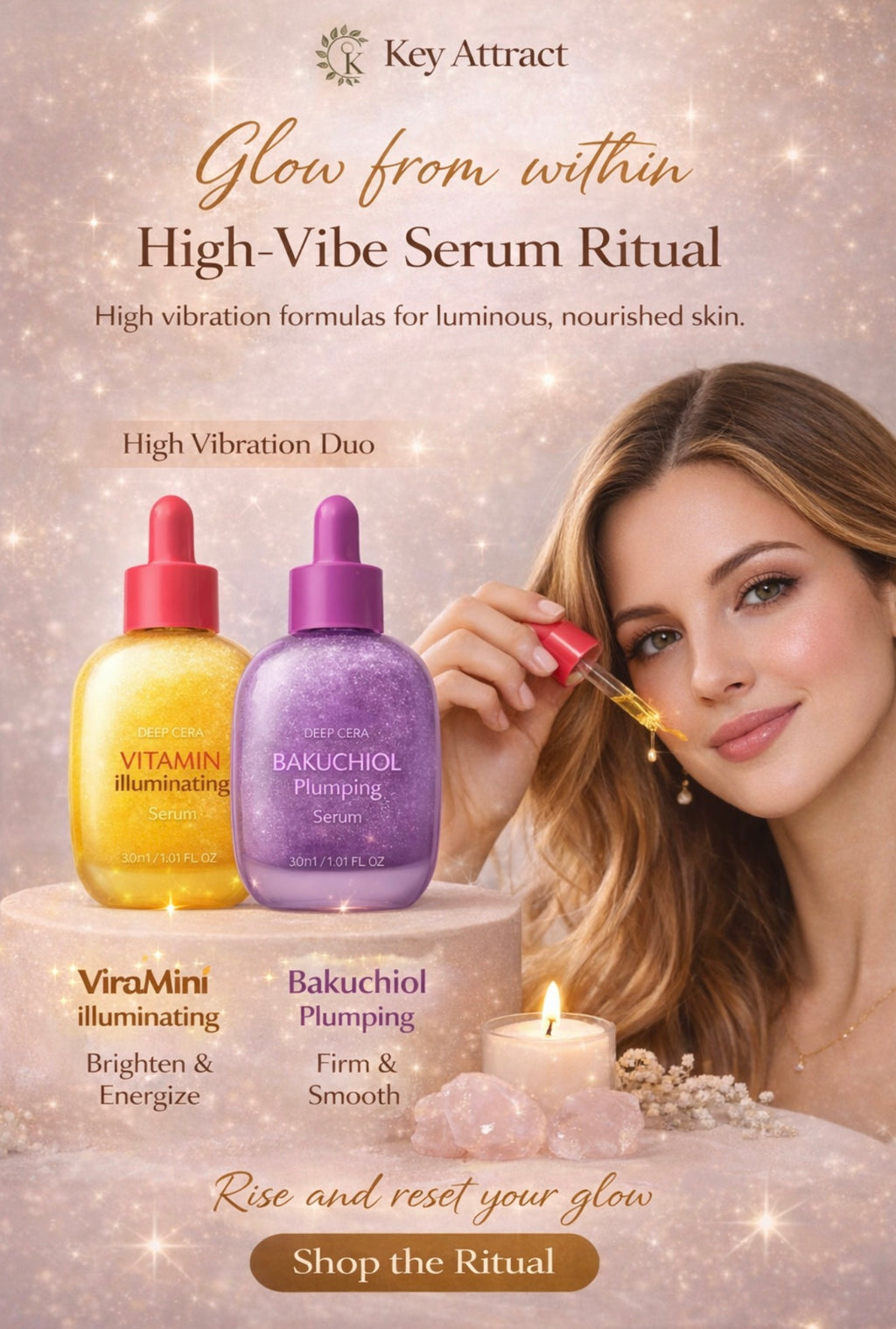 ✨ AuraGlow Vitamin C Serum – Illuminating Skin Ritual