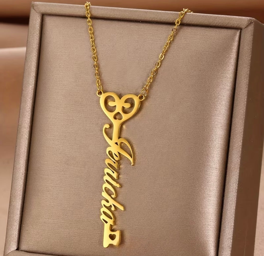 Personalize the Necklace with the Key of Abundance.